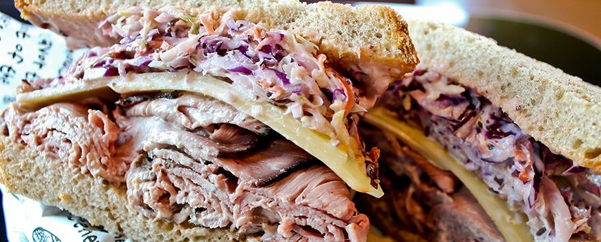 Roast Beef Sandwiches at the Deli
