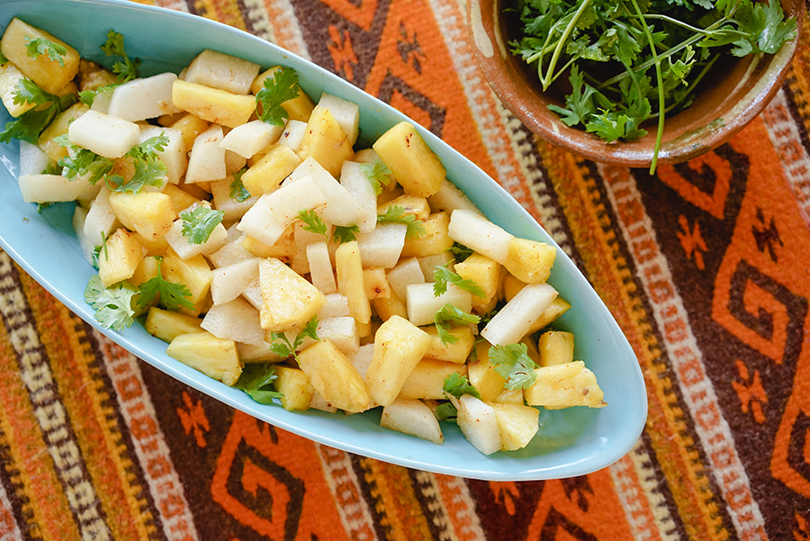 Pasilla de Oaxaca Chiles Pineapple & Jicama Salad Recipe Zingerman's Deli