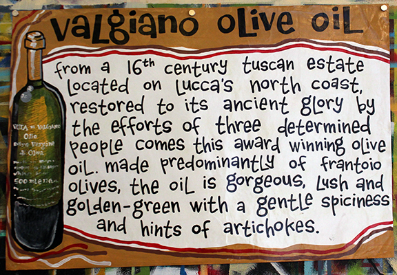 Valgiano Olive Oil Poster