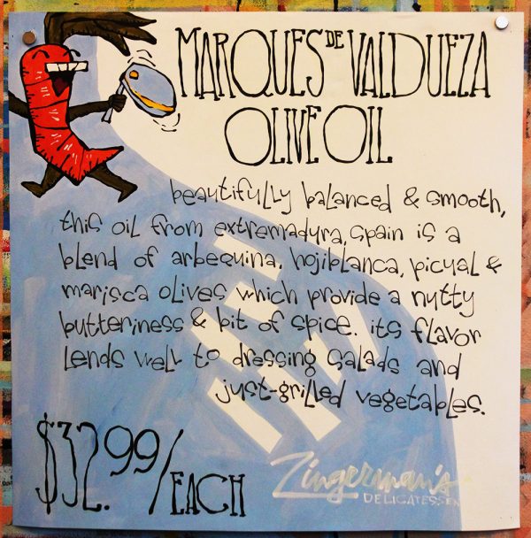 Marques De Valdueza Olive Oil Poster