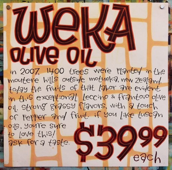 Weka Olive Oil Poster 2017