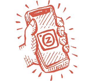 illustration of a mobile phone