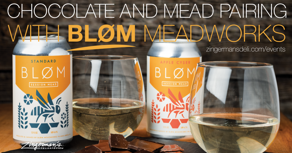 Chocolate and Mead Pairing with Bløm Meadworks Zingerman's Deli