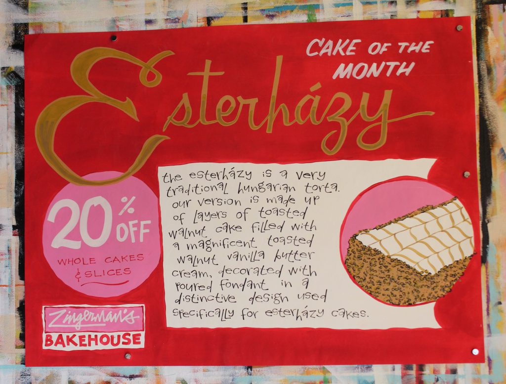 Zingerman's Deli Hand Painted Poster Zingerman's