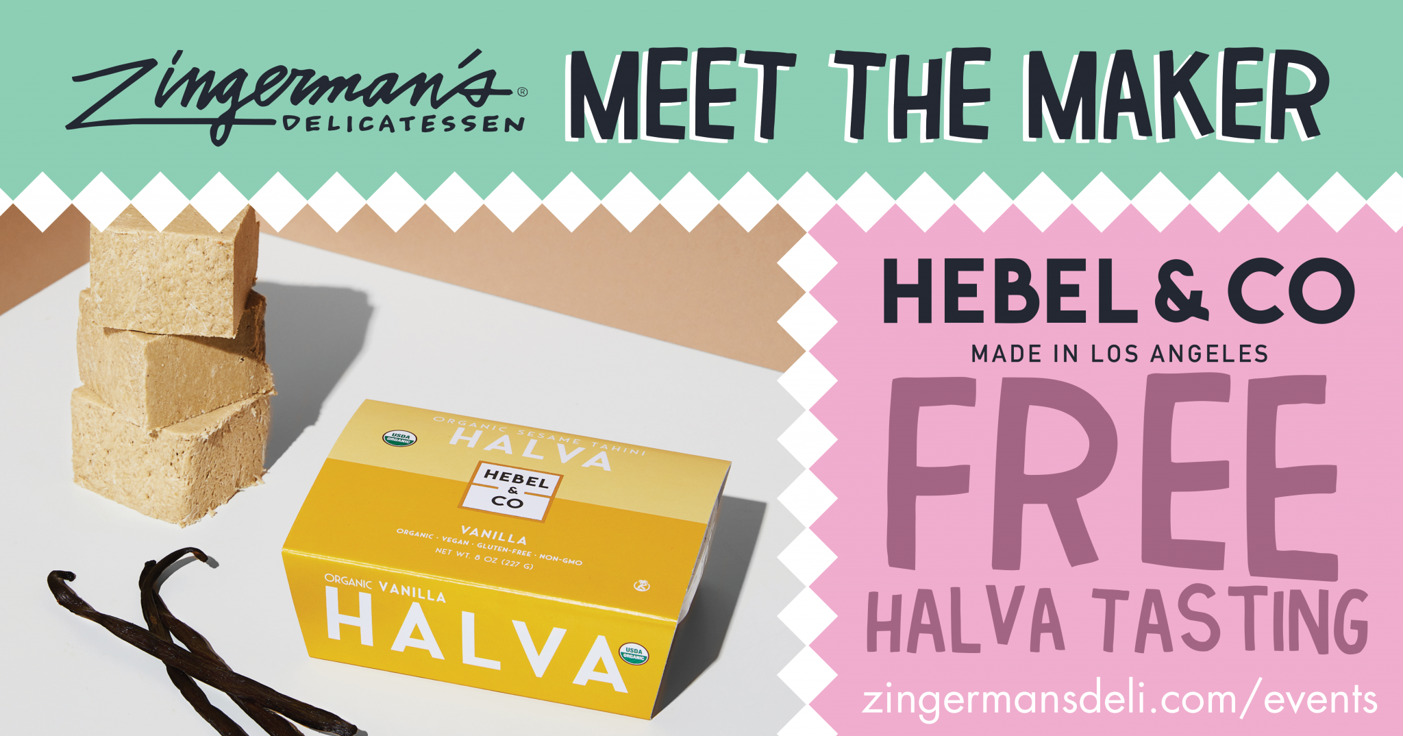 Meet the Maker Hebel & Co Free Halva Tasting Zingerman's Deli