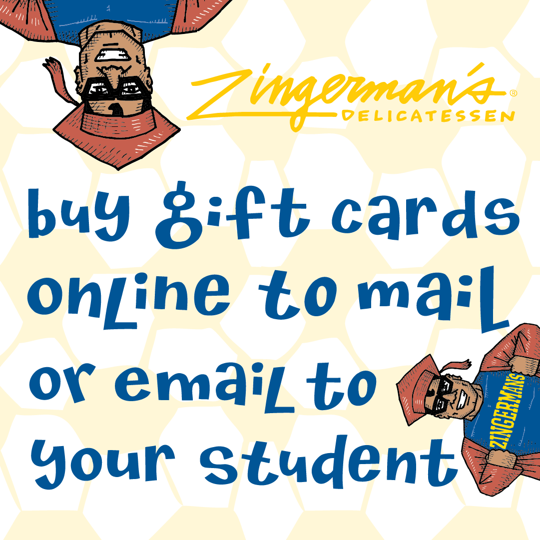 Buy Gift Cards Online to mail or email to your student