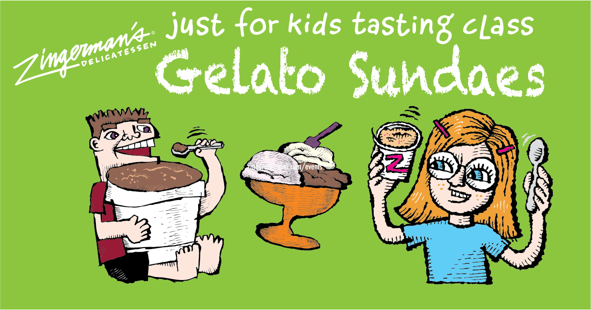 gelato sundaes