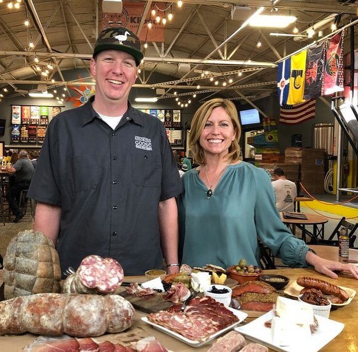Chris and Mollie Eley from Smoking Goose Meatery