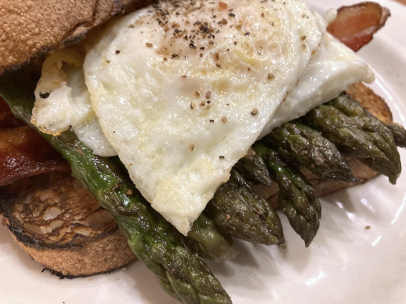 Asparagus, Bacon, Egg The Honest ABE Sandwich Zingerman's Deli