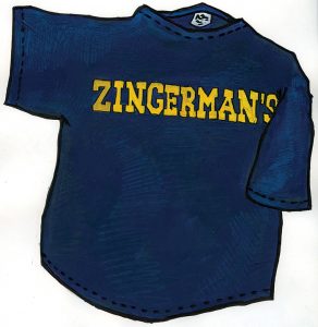 Zingerman's block letter t-shirt