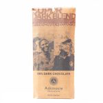 88% Super Dark Blend Bar from Shawn Askinosie A photo of a bar of Askinosie's Super Dark Tanzania + Ecuador bar.