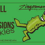 Small Bite Sessions: Pickles A graphic with a green background and an illustration of a pickle, with text that reads "Small Bite Sessions: Pickles." In smaller text below it, "30 minutes of learning, great big tastes." The Deli logo is in the upper right corner.