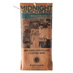 A photo of a wrapped Midnight Crunch Bar.